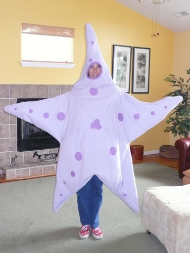 Full body starfish costume for adult